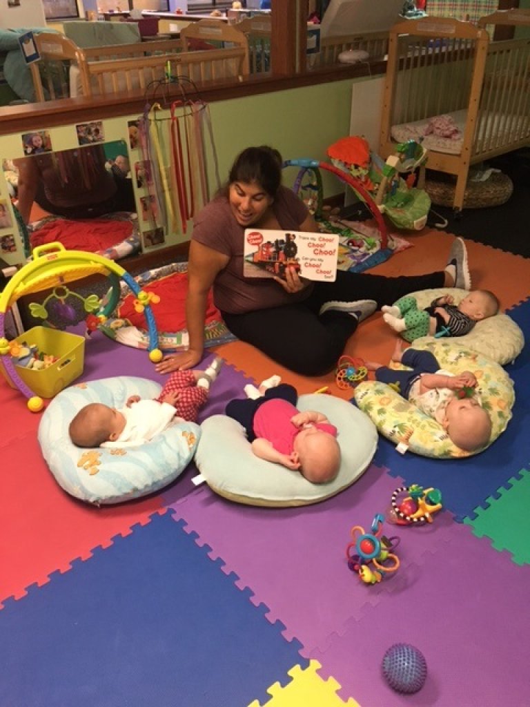 Story time with the Baby Chicks