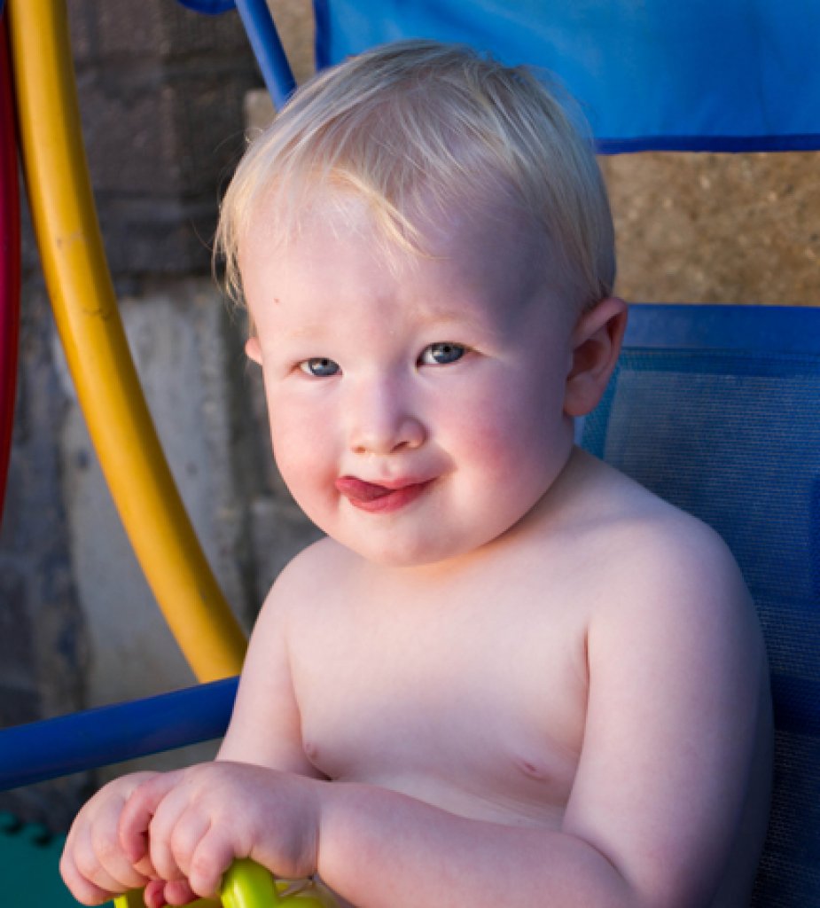 Chillin' in the shade on Water Day!