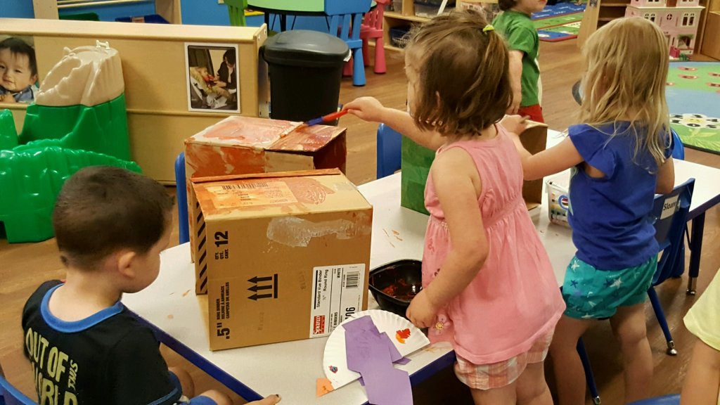 Painting our chicken coops!